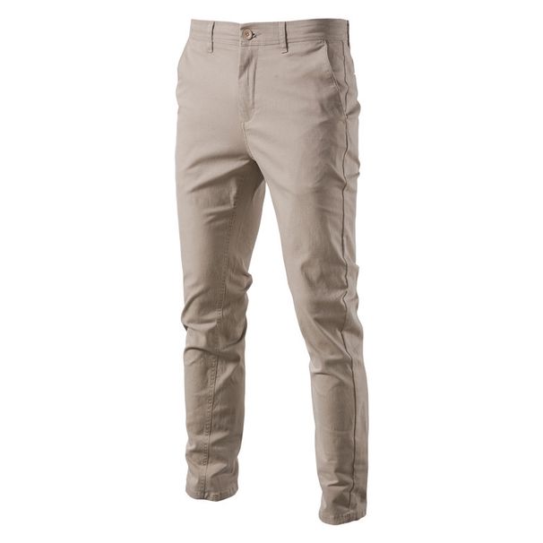 Man's clothing Men's casual pants Breathable men's youth business all-in-one thick cotton pants_viptrois.com