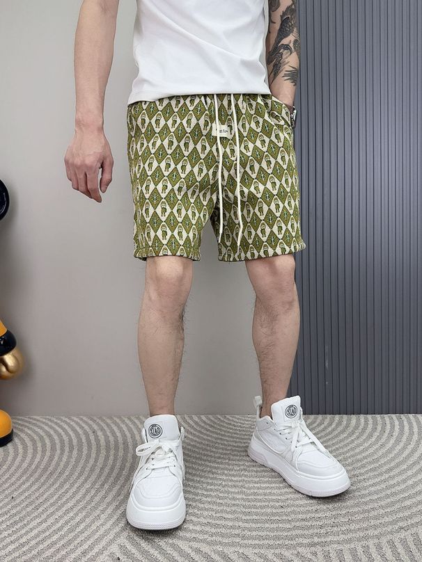 Men's Fashion Casual Shorts 2025 Spring New Arrival Trendy Loose Fit Versatile Streetwear Bottoms_viptrois.com