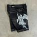 Retro Harajuku Loose Fit Printed Denim Shorts Casual Street Style Washed Capri Pants for Men Summer Fashion_viptrois.com