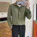 Men's Clothing Long Sleeve Shirt Fashion Casual Solid Color Shirt Men's Light Mature Style Shirt Men_viptrois.com