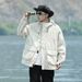 Jacket For Men Women, Spring And Autumn New Style, Hooded, Loose Fit, Casual, Versatile, Windproof, High-End Feel,_viptrois.com