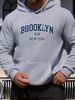 Men's Autumn And Winter Casual Fashion Loose Hooded Sweatshirt Brooklyn 1995 Letter Printed Warm Long Sleeved Pullover_viptrois.com