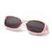 Small Square Frame Sunglasses – Eye Protection, Anti-Sand & Wind, Jelly Color (Postoperative & Outdoor Use)_viptrois.com