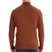 1 Cross-Border Stand Collar Cotton Sweater Casual Half-Zip Solid Color Pullover High-Quality Men's Knitwear_viptrois.com