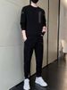 Men's Clothing Casual sports suit men's autumn new loose sweater long sleeve teenager Korean style trendy handsome two-piece suit new_viptrois.com