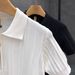 Men's Clothing Men's Half Zip Knit Short Sleeve Sweater T-Shirt Thin Style Ice Silk Collar Summer Suitable For Formal & Casual For Men_viptrois.com