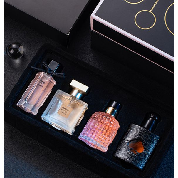 New Perfume Flower Tale Of Black Crow Four Piece Women's Perfume Set Gift Box Fresh And Lasting Fragrance Popular Perfume_viptrois.com