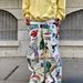 Men's Clothing hand painted color straight casual pants men and women all match wide leg overalls_viptrois.com