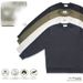 Men's Heavyweight Fleece-Lined Sweatshirt – 410GSM Silver Fox Thermal Crewneck For Winter (Black/White/Dark Gray/Olive Green, S-XXL)_viptrois.com