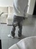 Men's Clothing Fashion New Lazy Autumn And Winter Snow Mountain Version High Ounce Gradient Lightning Jeans Ins Japanese Trend Ice Blue_viptrois.com
