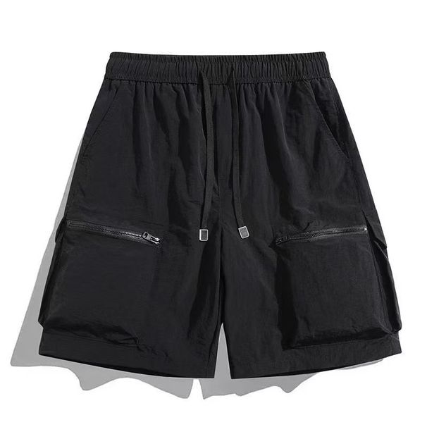 Men's Shorts Quick Dry Athletic Shorts With Pockets Lightweight Breathable Casual Hiking Running Gym Summer Workout Elastic Waist_viptrois.com