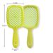 Square Mesh Hair Brush – Colorful Detangling & Scalp Massage Comb (29 Colors)_viptrois.com