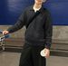 Men's Polo Neck Knit Sweater - Winter Casual Textured Pullover With Breathable Comfort_viptrois.com