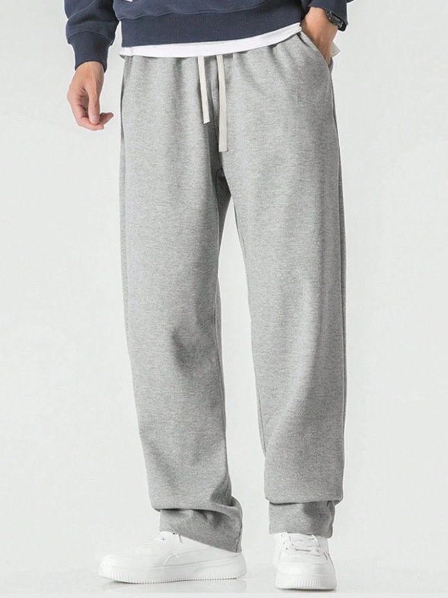 New American-style Loose Floor-length Sportswear Pants For Men In 2025_viptrois.com