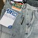Men's Clothing Street Hip Hop Jeans Washed Edge Design Wide Leg Shorts Ripped Loose Shorts Trend_viptrois.com
