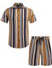 2026 New Men's Beachwear Set For Summer - 2-piece Floral Shirt And Shorts_viptrois.com