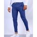 Men's Clothing New Four Seasons Men's Solid Color Texture Business Casual Slim Fit Formal Trousers_viptrois.com