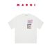 MARNI Luxury Fashion Brand Couple Short sleeved T-shirt Summer Casual Print Versatile Half Sleeves Unisex_viptrois.com