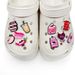 New Fun Cartoon Shoe Floral Accessories Bookish Smut Personality DIY Soft Rubber Shoe Buckle Decorative Buckle_viptrois.com