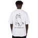 Men's Clothing Short Sleeve Tide Brand New Summer National Tide Praying Cat Men And Women Cheap Cat T Shirt Couple Outfit Loose_viptrois.com
