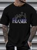 Frasier Logo Men's Black T-Shirt Size S-5XL Unisex Fashion Stylish Streetwear Summer Breathable Comfortable Graphic Homme Designer Clothes_viptrois.com