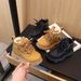2025 Winter New Children's British Style Warm Martin Boots Girls Thick Leather Boots Boys Non Slip Plush Cotton Boots_viptrois.com