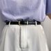 Belt Women ins Style Fashionable All-match Belt Thin Decorated Women's Jeans with Black Trendy New Arrival Belt for Women_viptrois.com