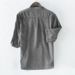 Men's Clothing Mid Sleeve Shirt Middle Aged And Young Men's Shirt_viptrois.com