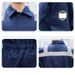 Premium Cotton Blend Flame-Resistant Coverall With Reflective Strips & Anti-Static Protection - High Visibility Workwear For Industrial Safety_viptrois.com