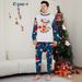 Christmas Santa Deer Snowflake letters Christmas family dress printed homewear sleep_viptrois.com