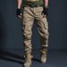 Men's High Street Camo Jogger Pants With Multi-Pockets - Slim Fit Tapered Cargo Pants For Casual Wear (Available In 10 Sizes & 8 Colors)_viptrois.com