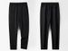 Men's Summer Business Casual Pants – Ice Silk Straight Leg Trousers With Belt (Black/Charcoal/Light Gray, M-5XL)_viptrois.com