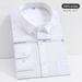 Premium Men's 100% Cotton Business Casual Shirt - Wrinkle-Free, Breathable & Comfortable Dress Shirt For Office & Formal Wear_viptrois.com