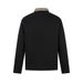 Half-Zip Turn-Down Sweatshirt Men's Long Sleeve Polo Shirt Spring And Autumn Street Fashion Patchwork Two-Piece_viptrois.com