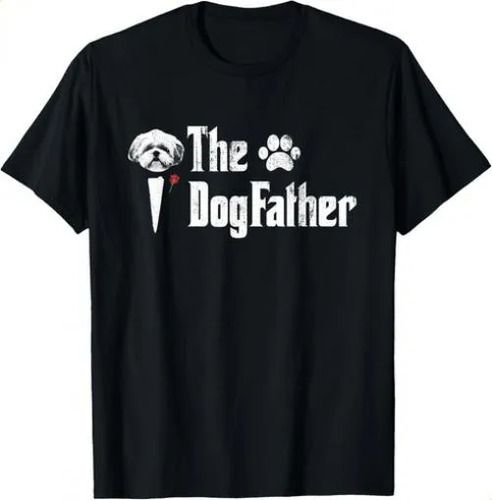 T-shirtt-shirtthe Dogfather 2026 Shih Tzu Dog Dad Father_s Day Gi_viptrois.com