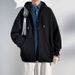 Pure Autumn Hooded Cardigan Heavyweight Sweatshirt Men's Winter New American Style Loose Casual Jacket Top_viptrois.com