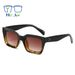 Women's Glasses Concave Rice Nail Square Sunglasses New FashionSmall Square Frame Sunglasses Retro Trend Sunglasses For Women_viptrois.com
