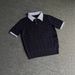 Men's Clothing Old Money Style Knitted Twisted Polo Shirt Short Sleeve Summer Design High End Two Piece T Shirt_viptrois.com