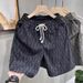 Men's Tie Dye Plaid Loose Sports Casual Shorts American Retro Trendy Five-Point Pants Thin Style Summer_viptrois.com