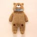 Kids'clothing Thickened newborn clothes go out cotton-padded baby winter clothes warm foot wrap cotton_viptrois.com