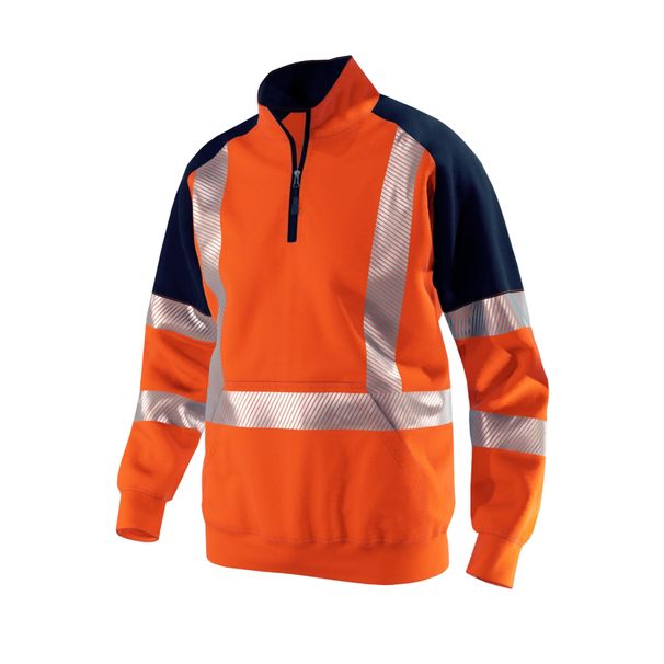 Men's Clothing Autumn And Winter Pullover Reflective Outdoor Construction Site Engineering Cold Proof Reflective Clothing Traffic Safety Clothing_viptrois.com