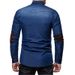 Men's clothing washed long sleeve denim shirt Youth fashion casual simple shirt_viptrois.com