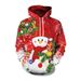 Pure 2024 Cross-Border European American Spring And Autumn New Christmas 3D Digital Print Graffiti Loose Men's Casual Hooded_viptrois.com