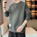 Youth Long Sleeved T Shirt Sweatshirt Men's Autumn And Winter New Round Neck Casual Top Student Trendy All Match Bottoming Shirt_viptrois.com