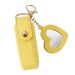Bag Charms Change Lipstick Bag Creative Mirror Keychain Small Pendant PU Leather Car Bag Pendant Accessories Spot_viptrois.com
