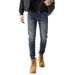 Men's motorcycle riding jeans casual patchwork stretch jeans_viptrois.com