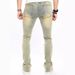 Men's Clothing High Quality Men's Ripped Jeans New Jeans Patch Ripped Slightly Elastic Real Business Denim Casual Pants_viptrois.com