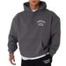 Autumn and winter leisure loose letter hooded sweater sports fitness coat pullover men's running training stretch_viptrois.com