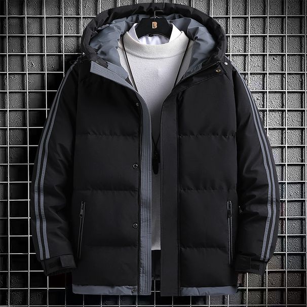 Men’s Winter Puffer Jacket – Water-Resistant Hooded Coat With 450g Polyester Fill (7 Sizes, 5 Colors) | Unisex Streetwear & Casual Style_viptrois.com