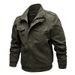 Men's Casual Jacket – Lightweight Flight Bomber Jacket With Zip-Up Design (Khaki/Green/Black) – Sizes M To 6XL_viptrois.com